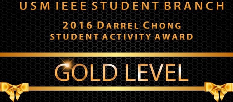 2016 DARREL CHONG STUDENT ACTIVITY AWARD