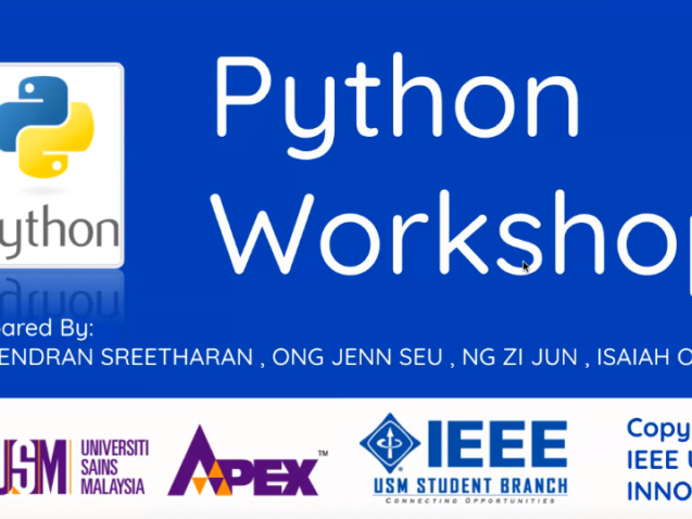 python workshop1